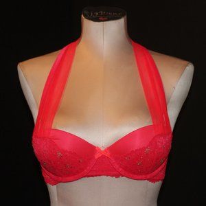 Victoria's Secret Dream Angels Red Tulle Bra